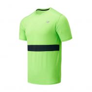 CAMISETA MANGA CORTA NEW BALANCE STRIPED ACCELERATE