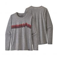 CAMISETA MANGA LARGA PATAGONIA CAPILENE COOL DAILY GRAPHIC MUJER