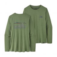 CAMISETA MANGA LARGA PATAGONIA CAPILENE COOL DAILY GRAPHIC MUJER